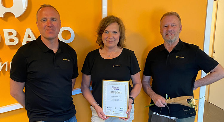 Probaco utses till ett av de framgångsrika företagen i Gästrikland 2019 i samverkansprojektet FramFör
